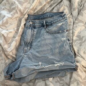 AEO Strigid Jean Shorts